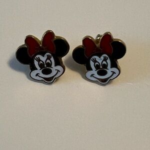Disney Minnie Mouse Earrings - Red and Black